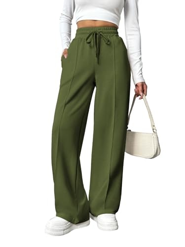 Pinspark Women's High Waisted Wide Leg Sweatpants: $25.49 Pinspark Women's High Waisted Wide Leg Sweatpants: $25.49