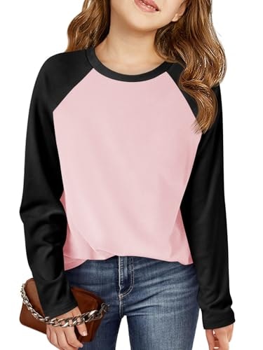 Haloumoning Girls' Raglan Long Sleeve T-Shirt: $8.54 Haloumoning Girls' Raglan Long Sleeve T-Shirt: $8.54