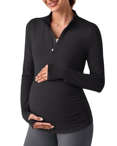 G4Free Maternity Long Sleeve Quarter-Zip Shirt: $21.24 G4Free Maternity Long Sleeve Quarter-Zip Shirt: $21.24