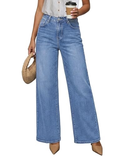 LookbookStore Women's High Waisted Wide Leg Stretch Jeans: $33.14 LookbookStore Women's High Waisted Wide Leg Stretch Jeans: $33.14