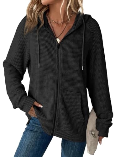 Dokotoo Women's Zip-Up Oversized Hoodie: $19.98 Dokotoo Women's Zip-Up Oversized Hoodie: $19.98