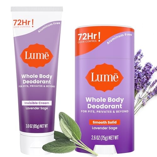 Lume Whole Body Deodorant Cream and Stick 2-Pack: $23.99 Lume Whole Body Deodorant Cream and Stick 2-Pack: $23.99