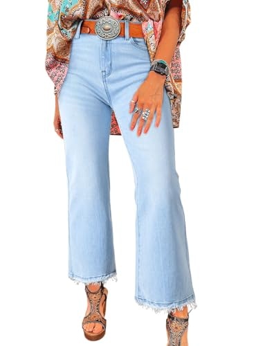 Astylish Women's High-Waisted Flared Boyfriend Jeans: $29.74