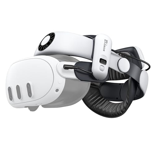 BOBOVR S3 Pro Head Strap with Cooling System and 10,000mAh Battery for Meta Quest 3/3S: $76.49 BOBOVR S3 Pro Head Strap with Cooling System and 10,000mAh Battery for Meta Quest 3/3S: $76.49