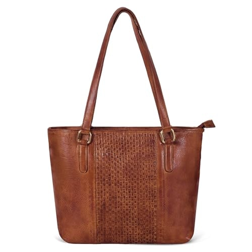 Women's Genuine Leather Tote Shoulder Handbag: $49.48 Women's Genuine Leather Tote Shoulder Handbag: $49.48