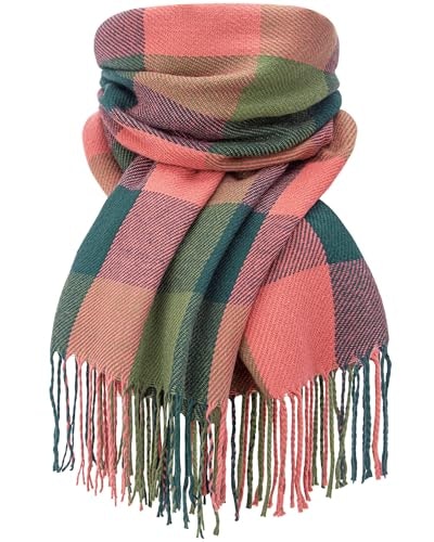 Ysense Women's Plaid Winter Scarf: $8.99 Ysense Women's Plaid Winter Scarf: $8.99