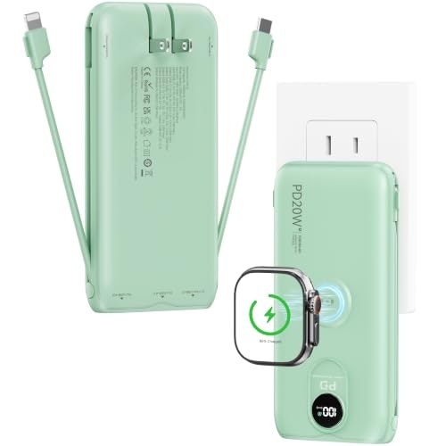 Xegner 10,000mAh 20W Portable Charger with Wall Plug and Cables: $28.99 Xegner 10,000mAh 20W Portable Charger with Wall Plug and Cables: $28.99