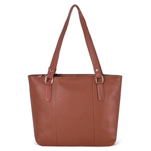 Women's Genuine Leather Tote Shoulder Handbag: $29.96 Women's Genuine Leather Tote Shoulder Handbag: $29.96