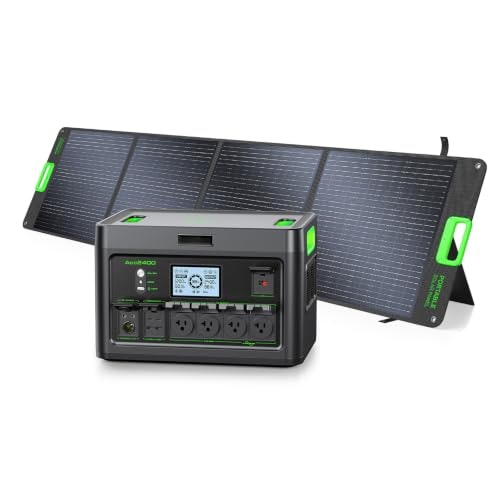 2,400W Portable Power Station with 200W Foldable Solar Panel: $639.99 2,400W Portable Power Station with 200W Foldable Solar Panel: $639.99