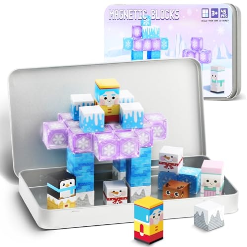 Qoubai 45-Piece Mini Magnetic Building Blocks Travel Set: $14.44 Qoubai 45-Piece Mini Magnetic Building Blocks Travel Set: $14.44