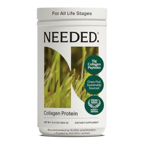 Needed Hydrolyzed Collagen Protein Powder 1lb: $42.49
