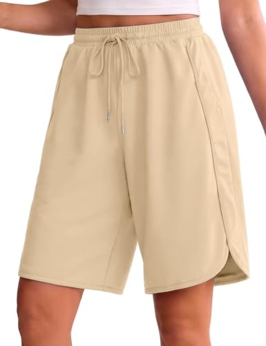 Quenteen Women's Athletic Bermuda Sweat Shorts: $8.49 Quenteen Women's Athletic Bermuda Sweat Shorts: $8.49