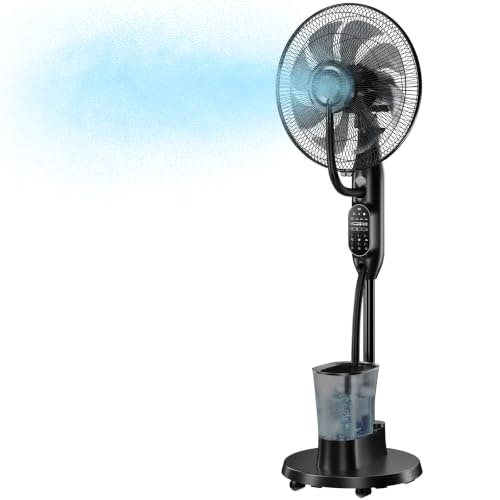 Etunsia Misting Pedestal Fan: $59.99 Etunsia Misting Pedestal Fan: $59.99