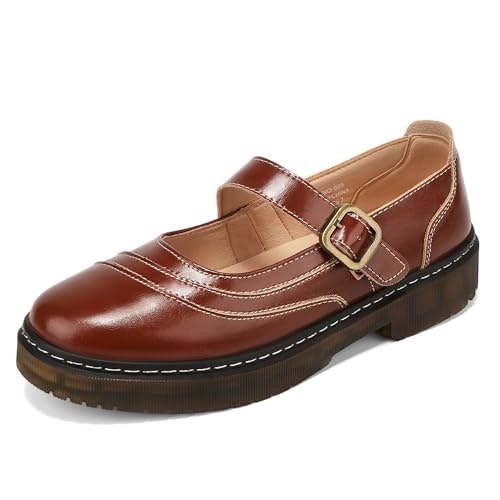 UPQ Women's Leather Mary Jane Flats: $39.09 UPQ Women's Leather Mary Jane Flats: $39.09