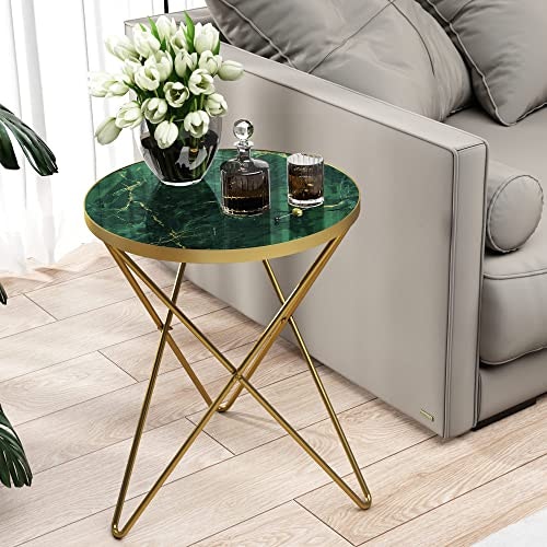 HLR Round Marble Side Table: $48.44 HLR Round Marble Side Table: $48.44