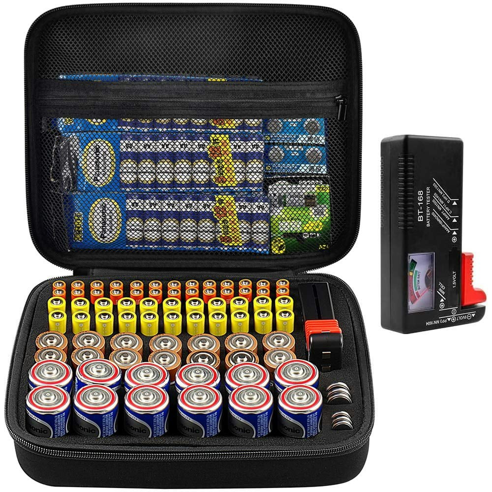 Comecase Battery Organizer Storage Case with Tester: $21.99 Comecase Battery Organizer Storage Case with Tester: $21.99