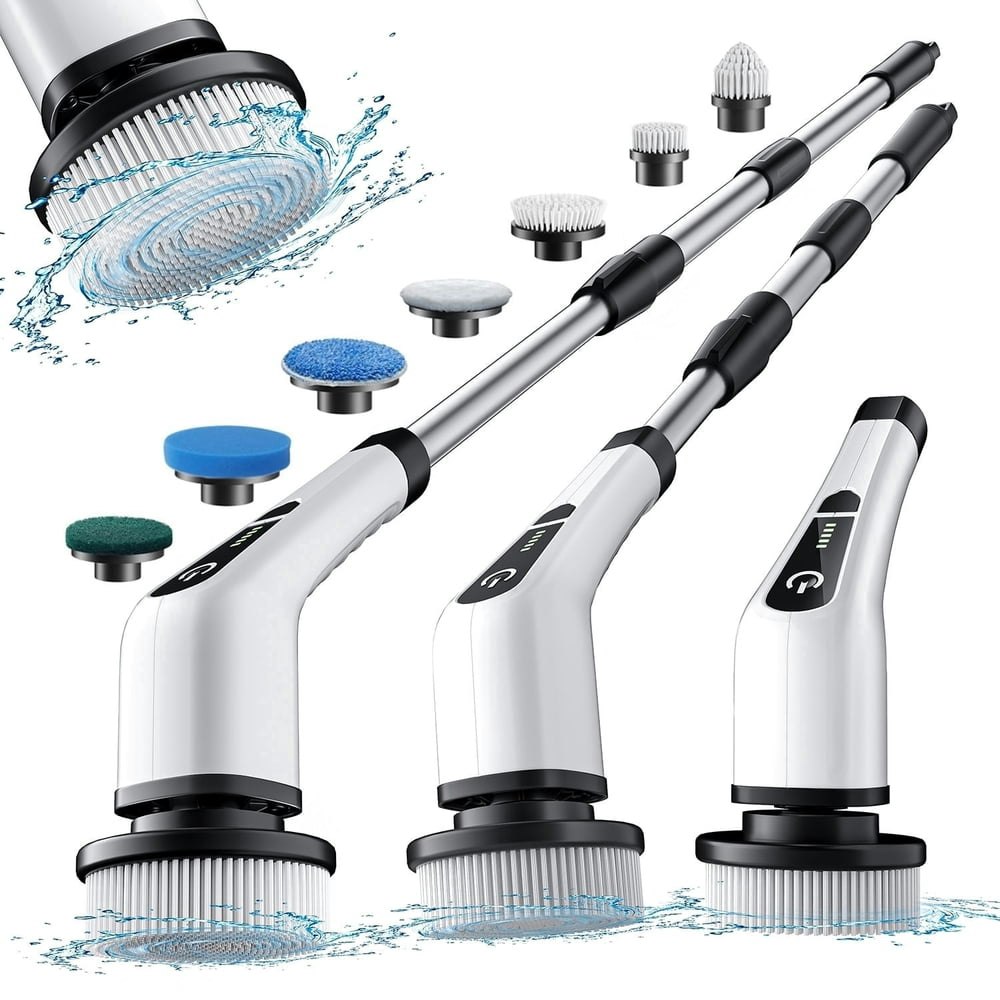 Hoofun 500RPM Cordless Electric Spin Scrubber: $26.99 Hoofun 500RPM Cordless Electric Spin Scrubber: $26.99