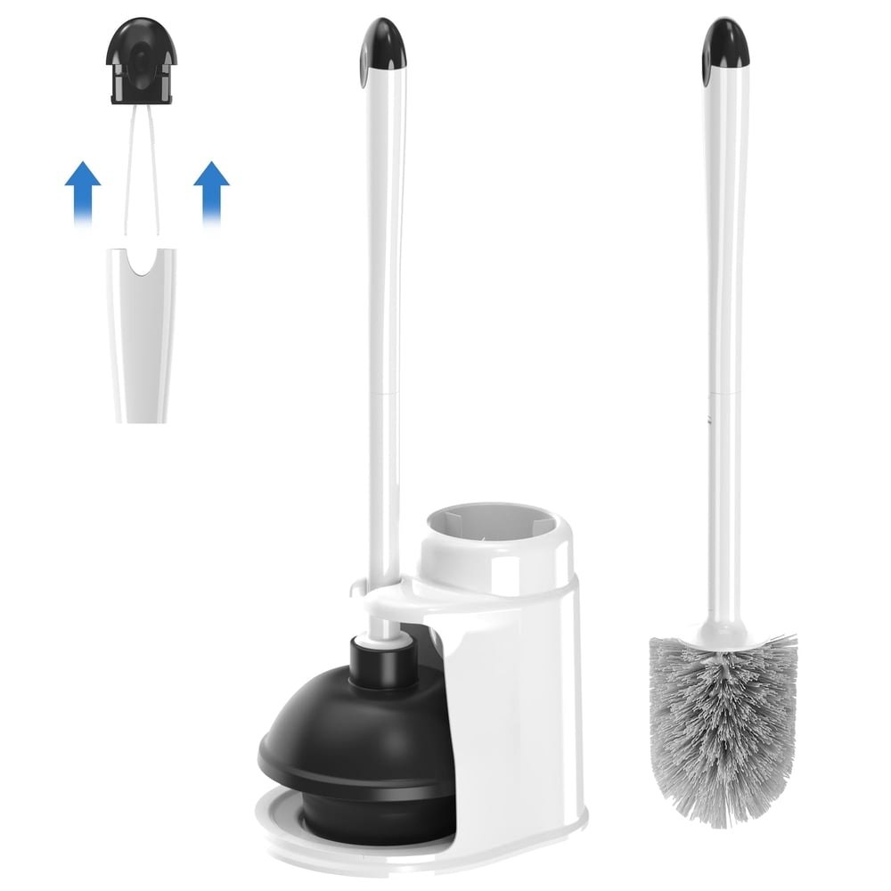 Newe Toilet Plunger and Brush Set with Holder: $19.99