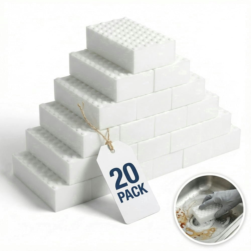 Melamine Cleaning Sponges 20-Pack: $10.99 Melamine Cleaning Sponges 20-Pack: $10.99