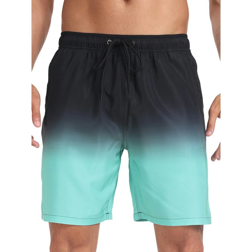 Dakimoe Men's Swim Trunks with Compression Liner: $14.89