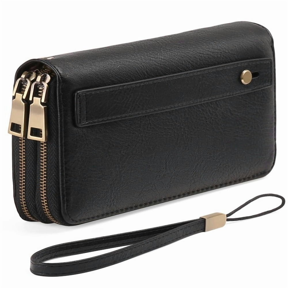 Falan Mule Leather RFID Wristlet Wallet: $22.29 Falan Mule Leather RFID Wristlet Wallet: $22.29
