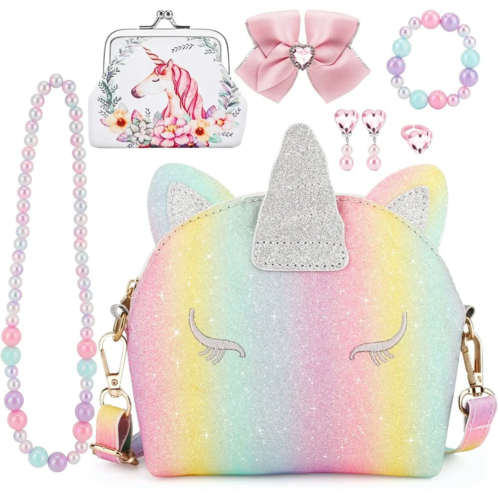 JYPS Unicorn Purse and Jewelry Set 7-Piece Kit: $15.28 JYPS Unicorn Purse and Jewelry Set 7-Piece Kit: $15.28