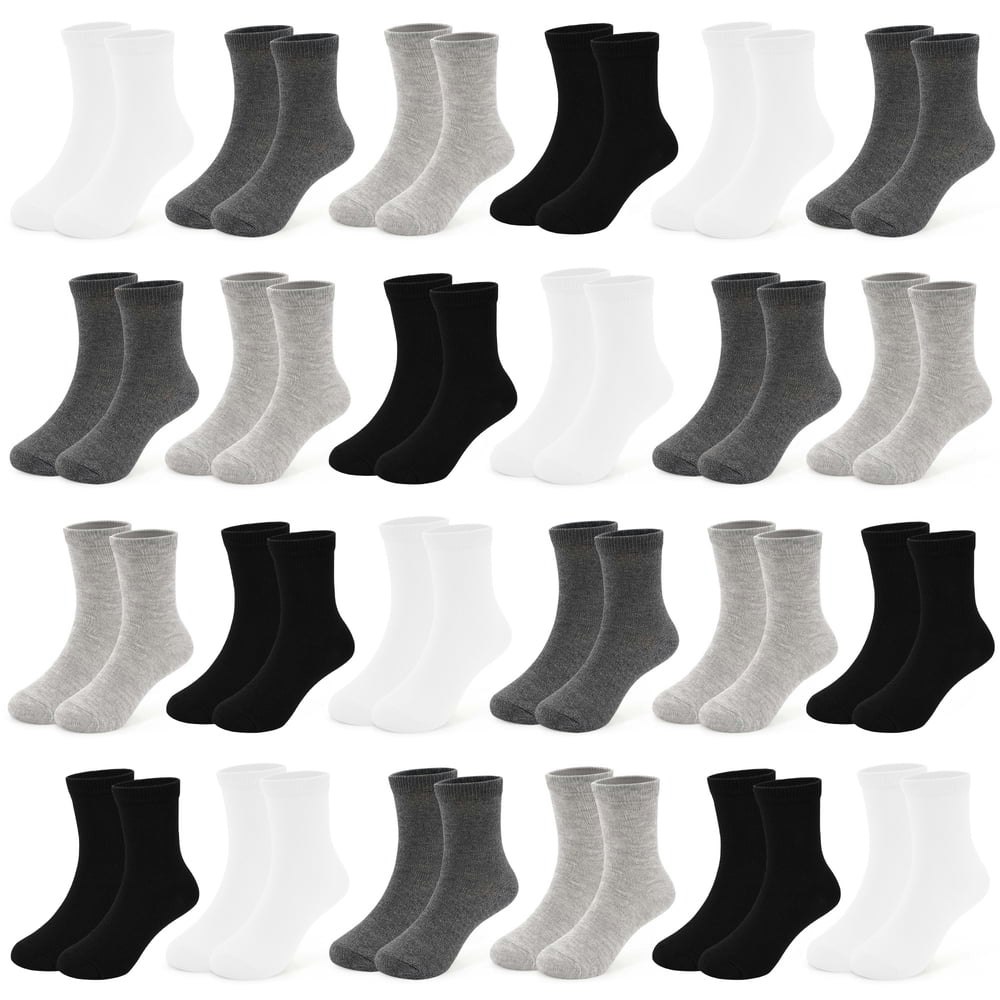 Kids Crew Socks 24-Pack: $16.99 Kids Crew Socks 24-Pack: $16.99