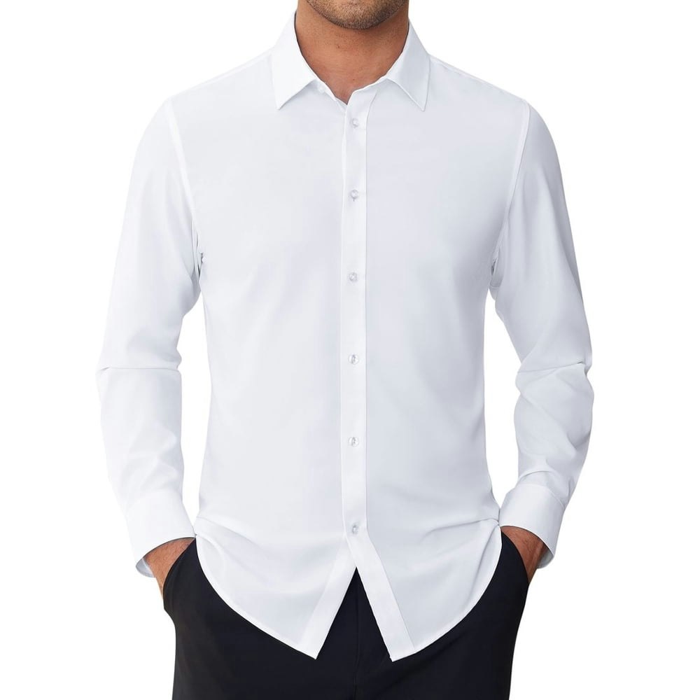 Sogami Men's Stain Shield Stretch Slim Fit Dress Shirt: $17.98 Sogami Men's Stain Shield Stretch Slim Fit Dress Shirt: $17.98