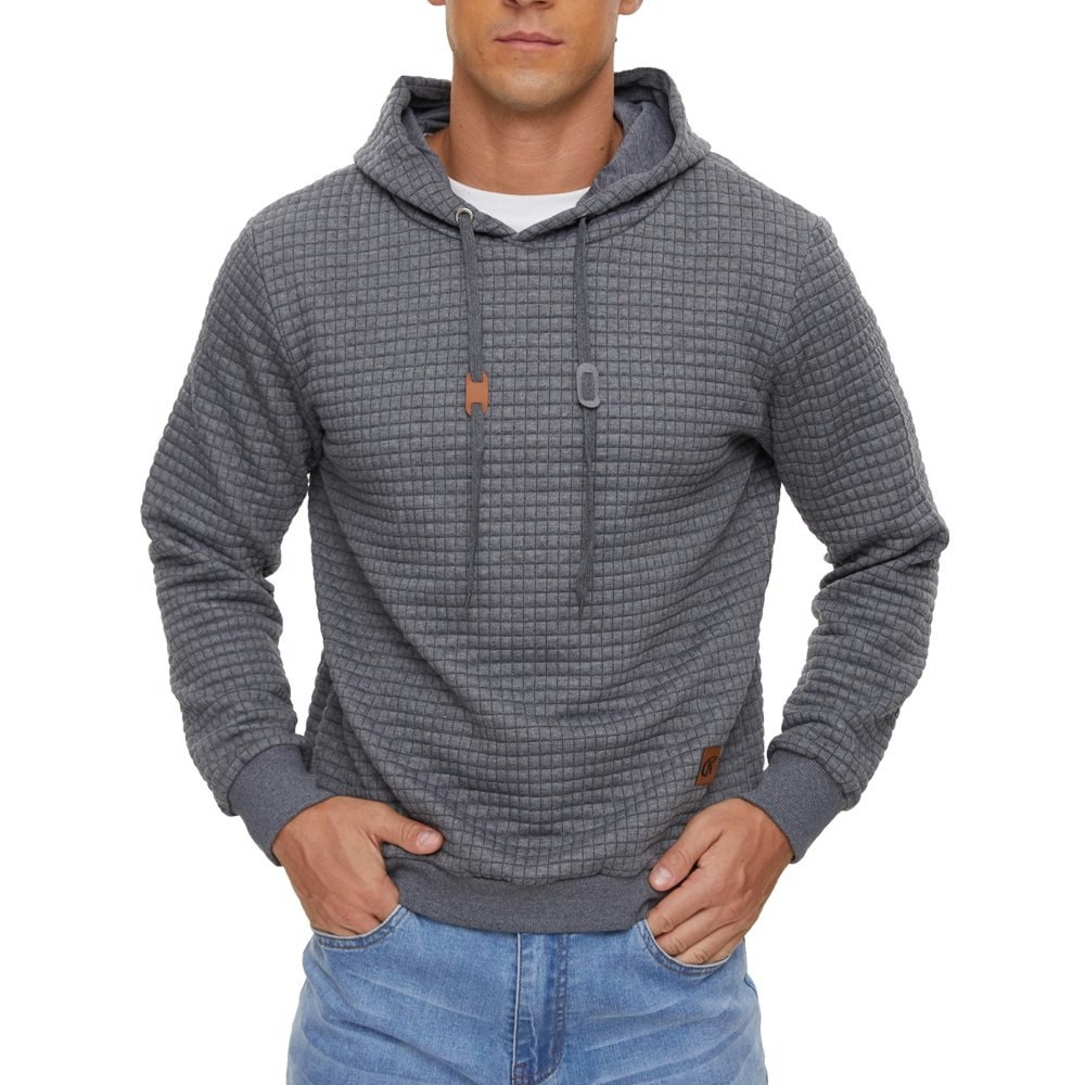 Weilanxin Men's Waffle Knit Pullover Hoodie: $19.69 Weilanxin Men's Waffle Knit Pullover Hoodie: $19.69