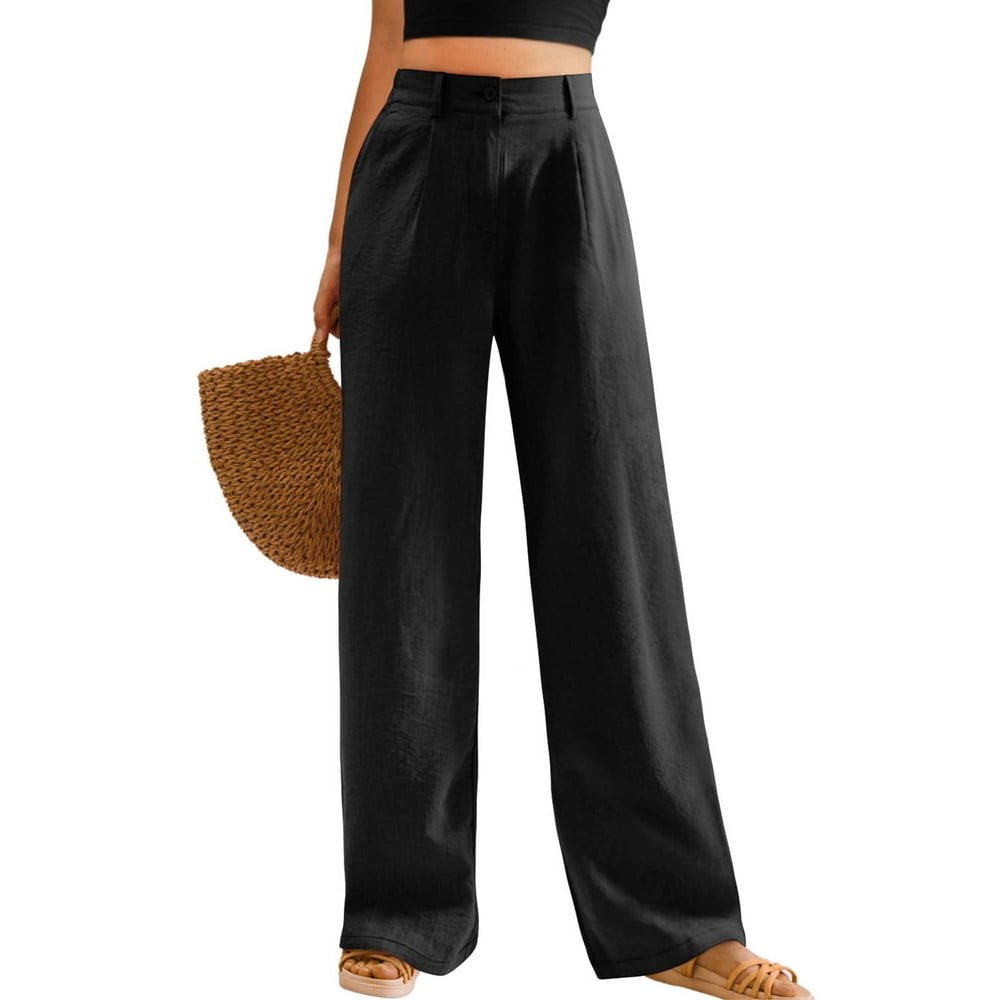 Women's High-Waisted Wide Leg Palazzo Pants: $14.98 Women's High-Waisted Wide Leg Palazzo Pants: $14.98