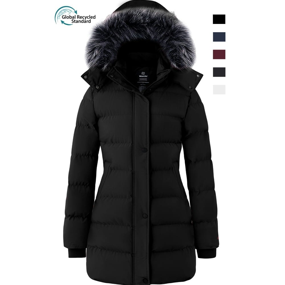 Wantdo Women's Waterproof Long Puffer Winter Coat: $64.97 Wantdo Women's Waterproof Long Puffer Winter Coat: $64.97