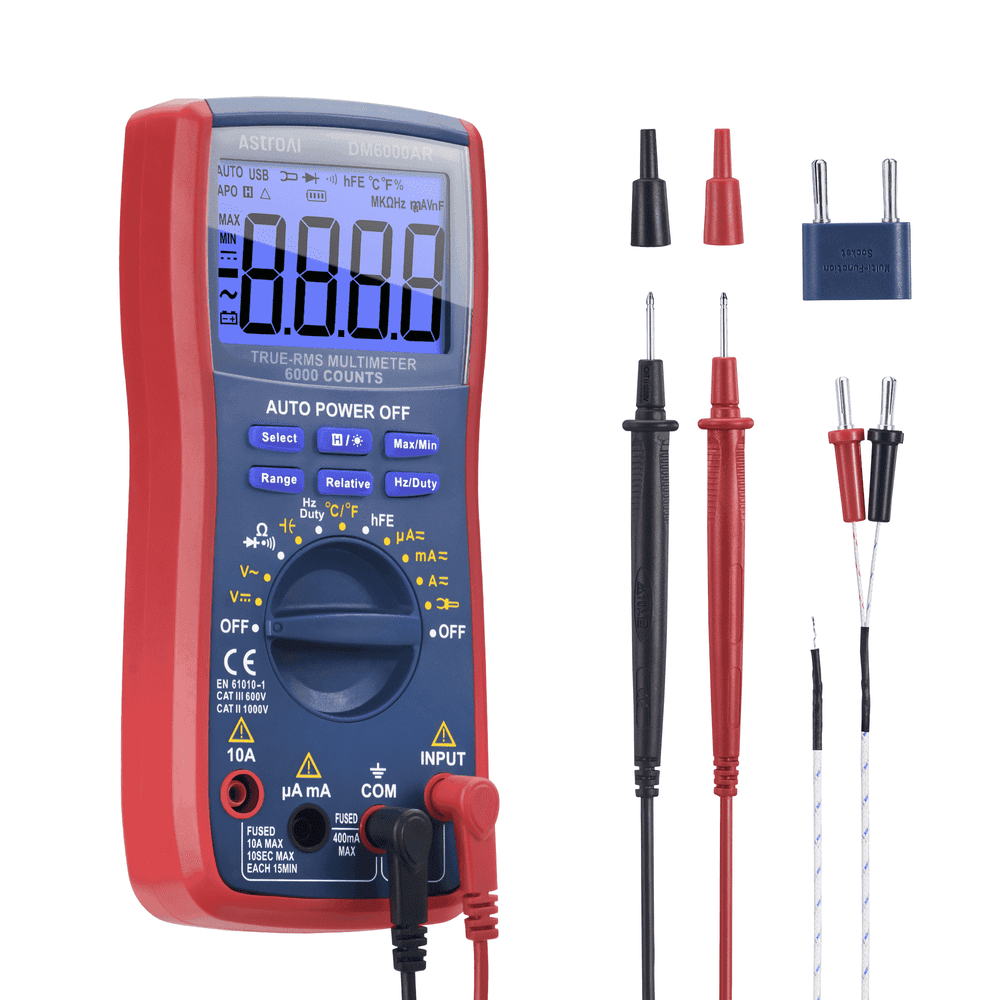 AstroAI 6,000-Count TRMS Digital Multimeter: $30 w/ Prime AstroAI 6,000-Count TRMS Digital Multimeter: $30 w/ Prime