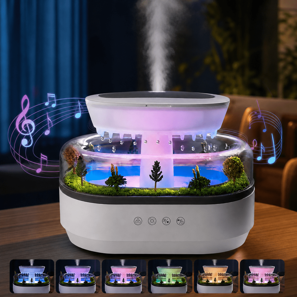 Insmart 250ML Cloud Ultrasonic Rain Water Drip Humidifier and Diffuser: $27.49 Insmart 250ML Cloud Ultrasonic Rain Water Drip Humidifier and Diffuser: $27.49