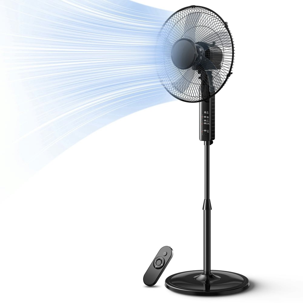 Goosiay 16-Inch Oscillating Pedestal Fan: $44.92 Goosiay 16-Inch Oscillating Pedestal Fan: $44.92