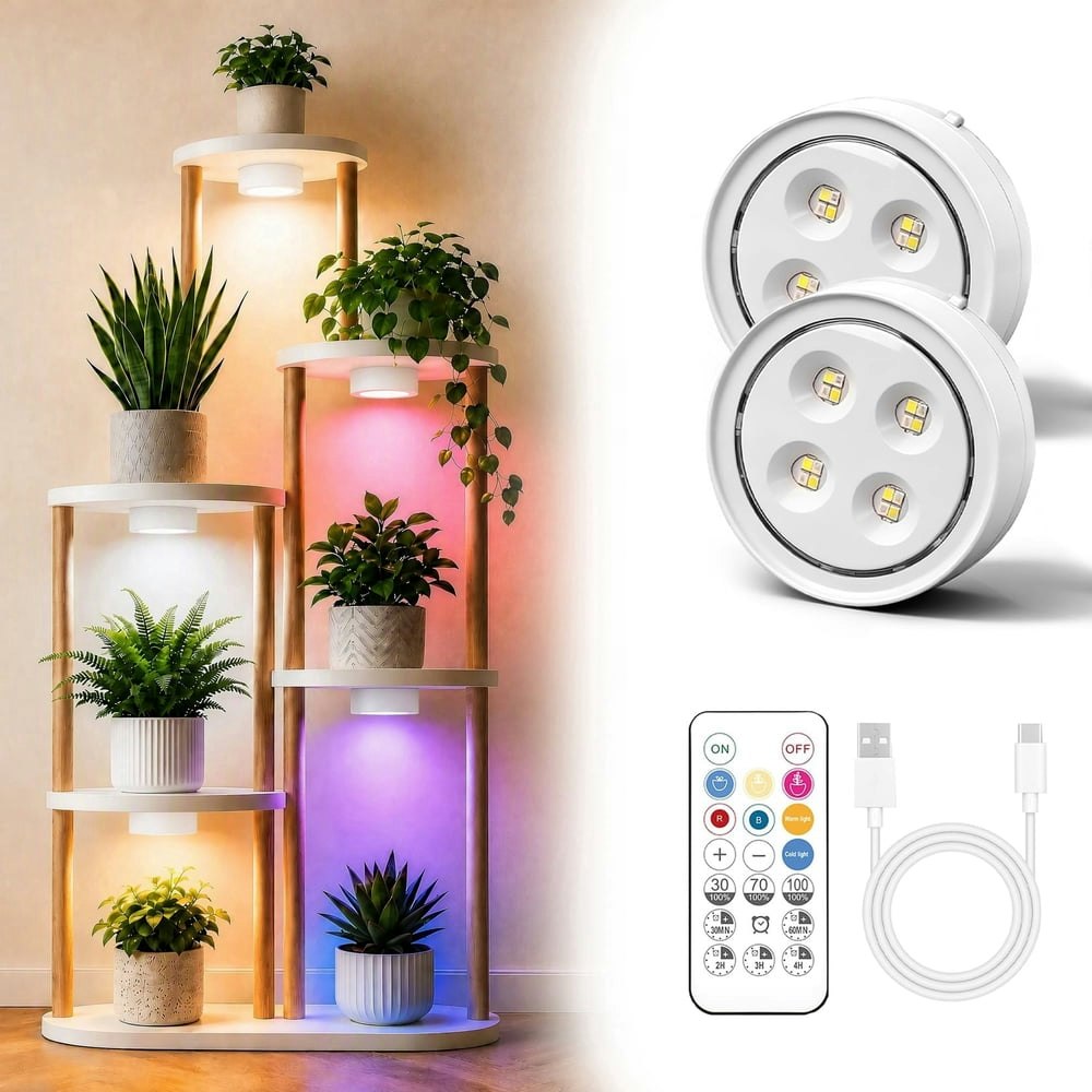 Rechargeable Full-Spectrum Indoor Plant Grow Light: $19.97 Rechargeable Full-Spectrum Indoor Plant Grow Light: $19.97
