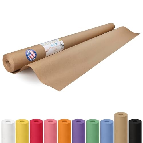 IDL Packaging 48-inch x 180-foot Brown Kraft Paper Roll: $39.96 IDL Packaging 48-inch x 180-foot Brown Kraft Paper Roll: $39.96