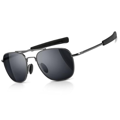 Sungait Men's Polarized Aviator Sunglasses for $14 + free shipping w/ Prime
