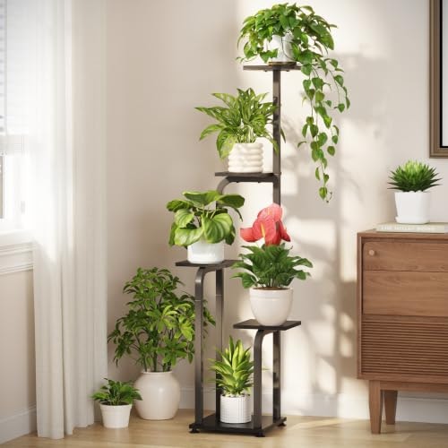 Laszola 5-Tier Tall Indoor Plant Stand: $33.15 Laszola 5-Tier Tall Indoor Plant Stand: $33.15