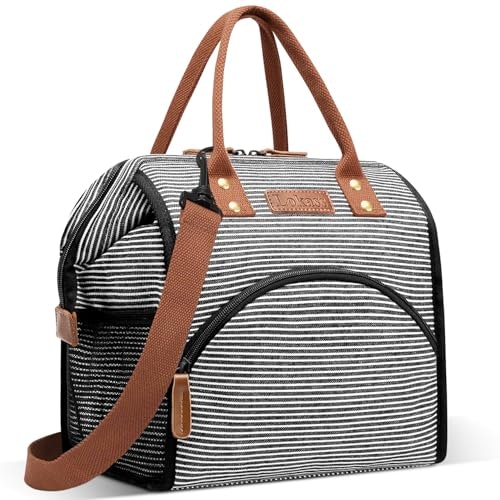 Lokass Insulated Wide-Open Lunch Tote Bag: $22.94 Lokass Insulated Wide-Open Lunch Tote Bag: $22.94