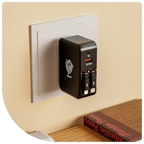 FlexTurtle 35W 4-in-1 Retractable Wall Charger: $19.96