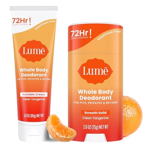 Lume Whole Body Deodorant Cream and Solid Stick 2-Pack: $23.99 Lume Whole Body Deodorant Cream and Solid Stick 2-Pack: $23.99