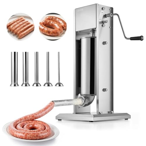 Vevor 11-Pound Dual-Speed Vertical Sausage Stuffer: $110.69 Vevor 11-Pound Dual-Speed Vertical Sausage Stuffer: $110.69