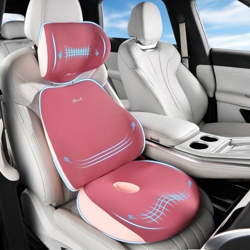 Florich Ergonomic Memory Foam Car Seat Cushion and Lumbar Support Pillow Set: $50.36 Florich Ergonomic Memory Foam Car Seat Cushion and Lumbar Support Pillow Set: $50.36