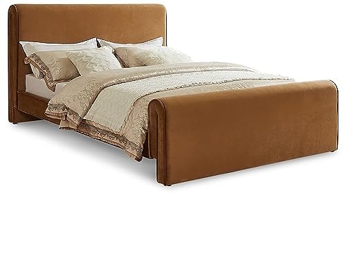 Meridian Furniture Sloan King Velvet Upholstered Bed: $842.27