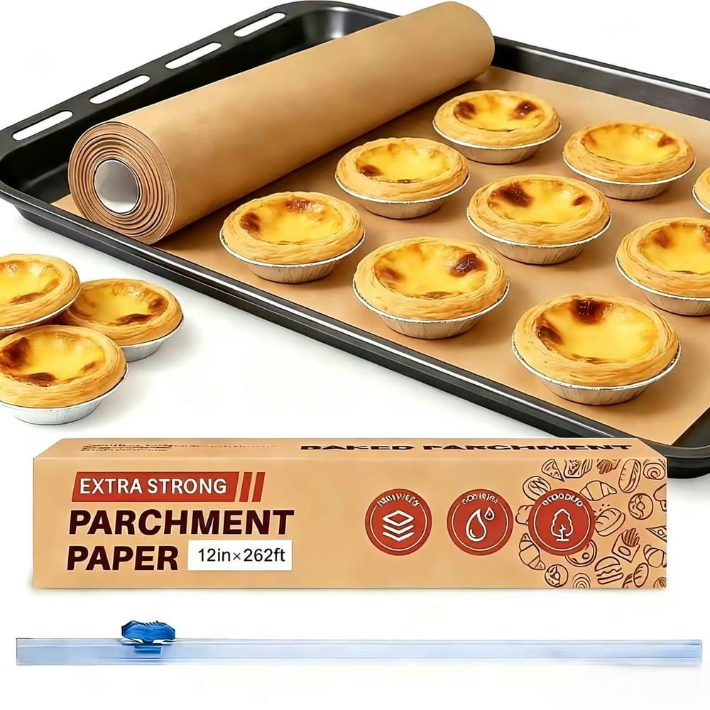 12" x 262' Unbleached Parchment Paper Roll: $14.89 12" x 262' Unbleached Parchment Paper Roll: $14.89