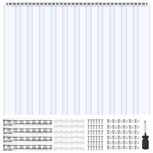 Vevor 84" x 72" PVC Strip Curtain 12-Pack: $55.90 Vevor 84" x 72" PVC Strip Curtain 12-Pack: $55.90