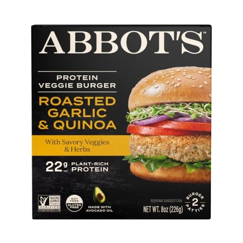 Abbot's Garlic Herb Veggie Burger 8-oz.: $6.38