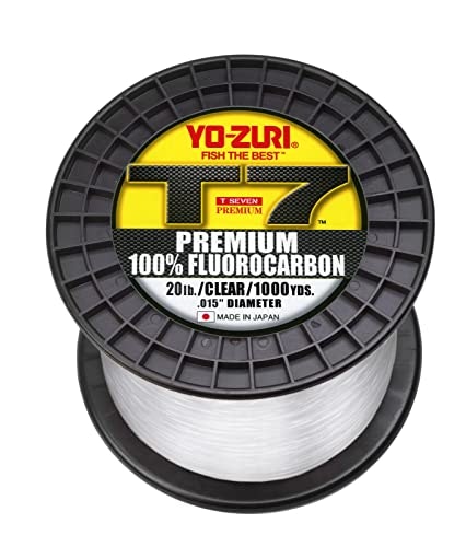 Yo-Zuri T-7 Premium 20lb 1,000-Yard Fluorocarbon Fishing Line: $75.89 Yo-Zuri T-7 Premium 20lb 1,000-Yard Fluorocarbon Fishing Line: $75.89