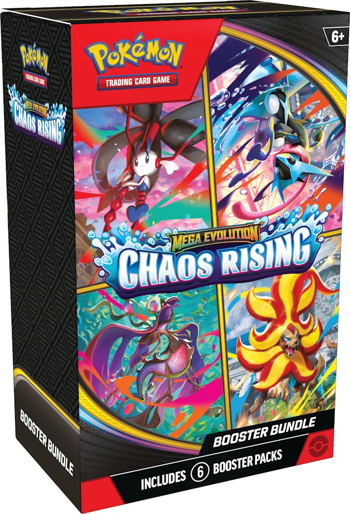 Pokemon TCG Mega Evolution Chaos Rising Booster Bundle: $39