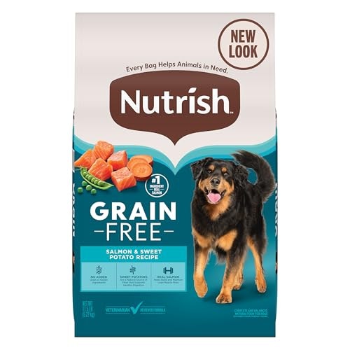Rachael Ray Nutrish Grain-Free Salmon Dry Dog Food 11.5lb Bag: $23.37